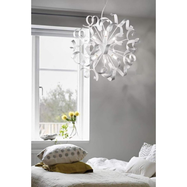 Люстра IDEAL LUX VORTEX SP6 ARGENTO