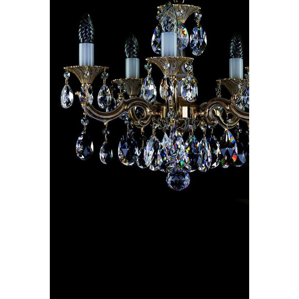 Кришталева люстра ARTGLASS JARMILA V бел.зол (CE)