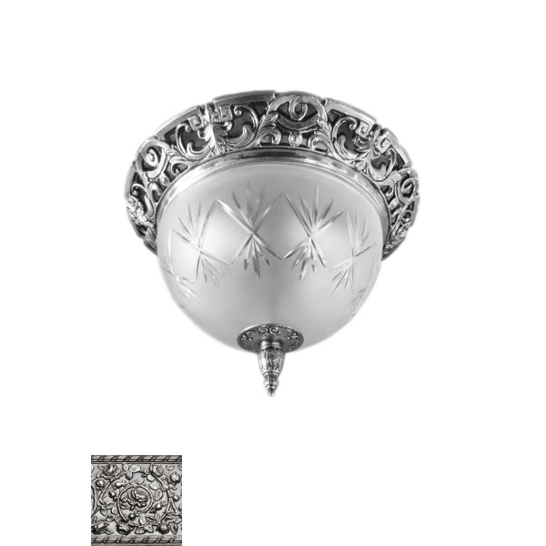 Люстра ARTGLASS LEA I nikl antiq