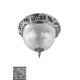 Люстра ARTGLASS LEA I nikl antiq