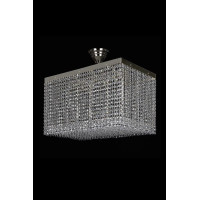 Кришталева люстра ARTGLASS LEANDRA 350x600 CE nikl