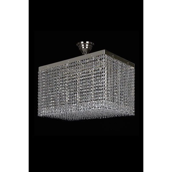 Хрустальная люстра ARTGLASS LEANDRA 350x600 CE nikl