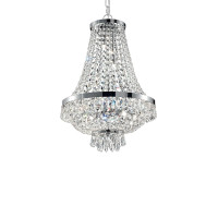 Хрустальная люстра IDEAL LUX CAESAR SP6 CROMO