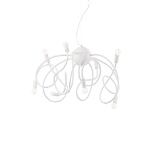 Люстра IDEAL LUX MULTIFLEX SP8 BIANCO
