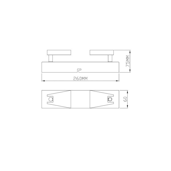 Светильник направленный ZUMALINE CK99603A-2