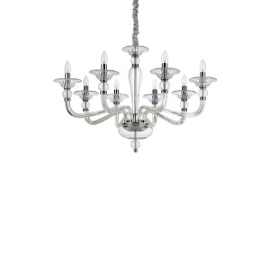 Люстра IDEAL LUX DANIELI SP8 TRASPARENTE