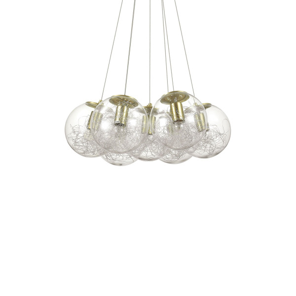 Люстра IDEAL LUX MAPA SAT SP7 OTTONE