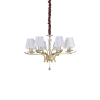 Люстра IDEAL LUX PEGASO SP8 OTTONE SATINATO