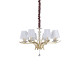 Люстра IDEAL LUX PEGASO SP8 OTTONE SATINATO
