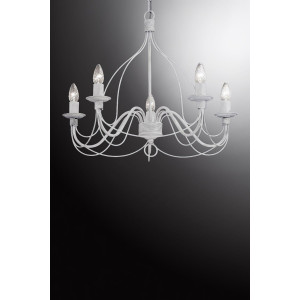 Люстра IDEAL LUX CORTE SP8 BIANCO ANTICO