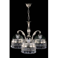 Хрустальная люстра ARTGLASS CASSANDRA III CE бел.золото