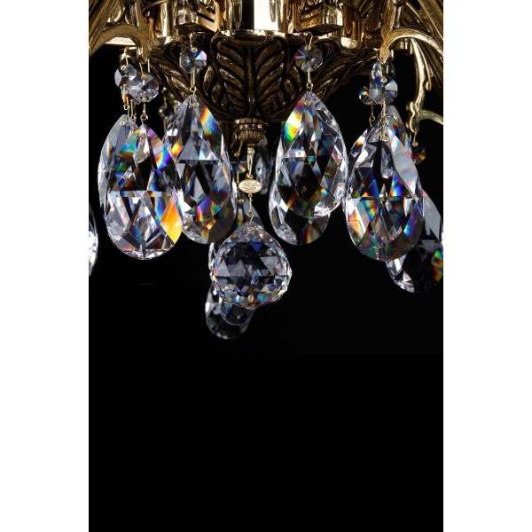 Хрустальная люстра ARTGLASS VIKTORIE brass antiq (CE)