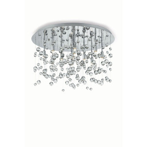 Люстра IDEAL LUX NEVE PL8 CROMO