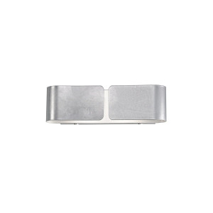 Декоративне підсвічування IDEAL LUX CLIP AP2 SMALL ARGENTO