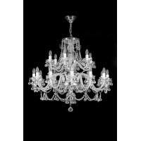 Хрустальная люстра ARTGLASS ANDREA XVIII nikl (CE)