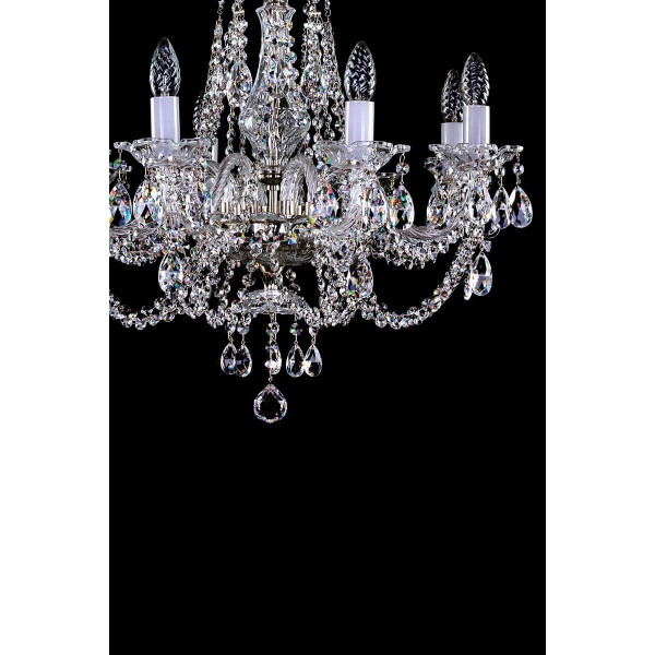Хрустальная люстра ARTGLASS ANJA VIII CE nikl