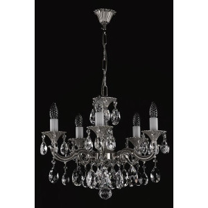 Кришталева люстра ARTGLASS JARMILA V nikl antic (CE)