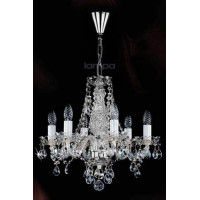 Кришталева люстра ARTGLASS MAGDA VI nikl (CE)