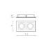 Точечный светильник AZZARDO AZ0799