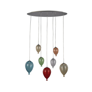 Дитяча люстра IDEAL LUX CLOWN SP7 COLOR
