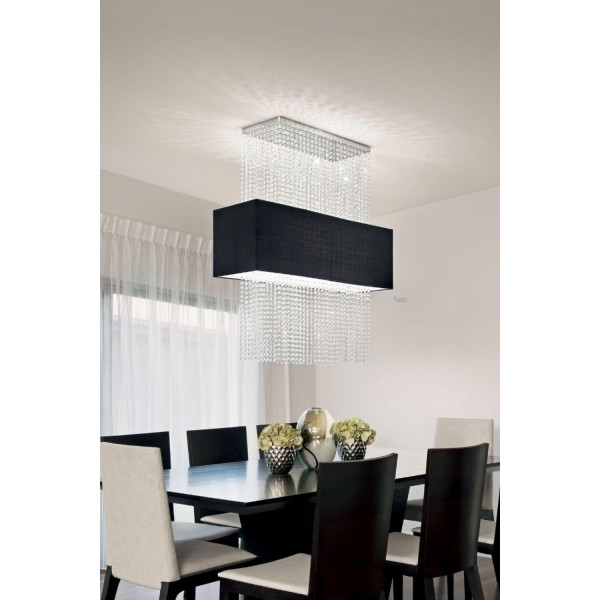 Хрустальная люстра IDEAL LUX PHOENIX SP5 NERO