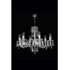 Кришталева люстра ARTGLASS INGEBORG VI nikl (CE)