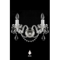 Кришталеве бра ARTGLASS MIRKA II nikl (CE, (8006))