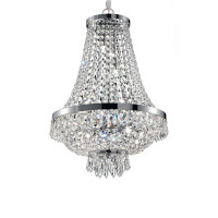 Хрустальная люстра IDEAL LUX CAESAR SP9 CROMO
