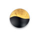 Светильник настенный IDEAL LUX SUNRISE AP3 NERO E ORO
