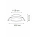 Точечный светильник IDEAL LUX GROOVE 20W ROUND 4000K
