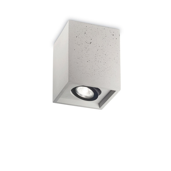 Точечный светильник IDEAL LUX OAK PL1 SQUARE CEMENTO