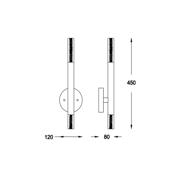 Декоративная подсветка ZUMALINE W0461-02E-F4F4