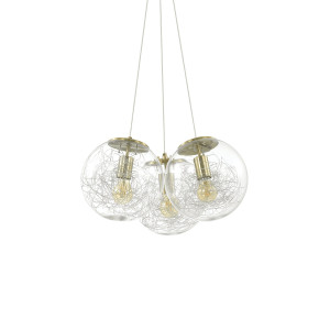 Люстра IDEAL LUX MAPA SAT SP3 OTTONE