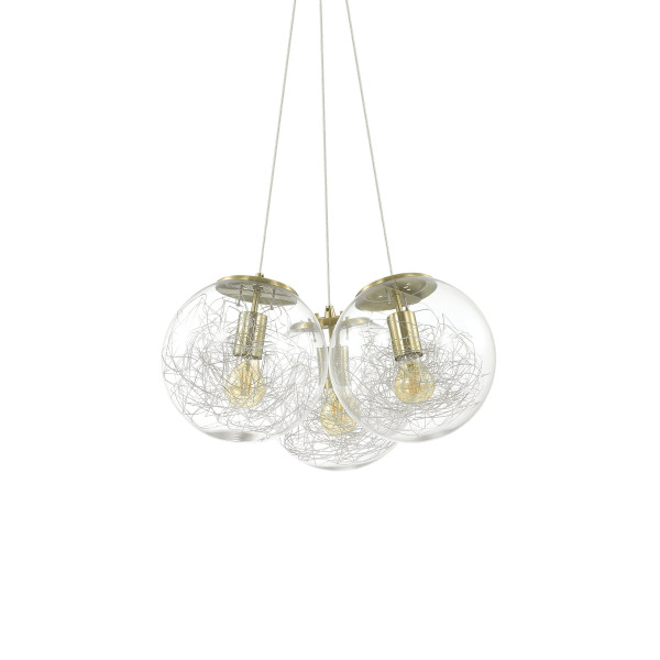 Люстра IDEAL LUX MAPA SAT SP3 OTTONE