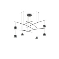 Люстра IDEAL LUX FISH SP6 NERO