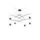 Люстра IDEAL LUX FISH SP6 NERO