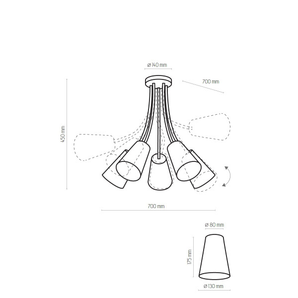 Люстра TK LIGHTING 828