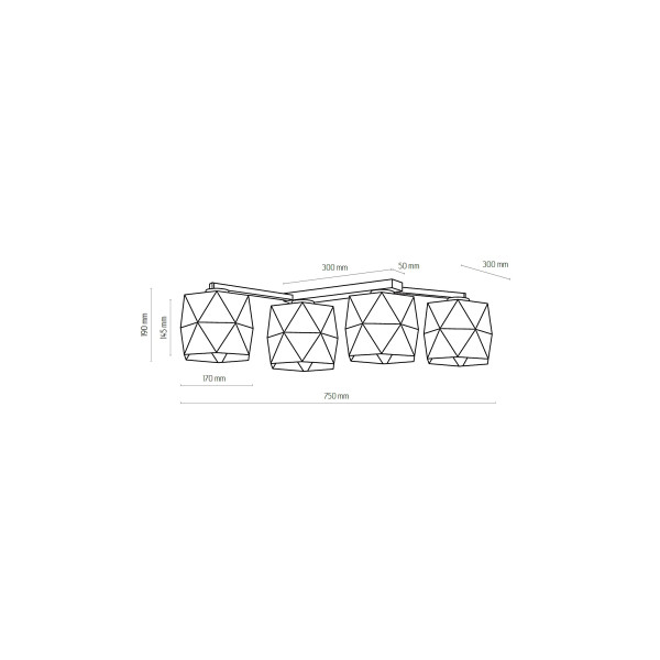 Люстра TK LIGHTING 1043