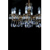 Кришталева люстра ARTGLASS ALICE VIII brass antiq (CE)