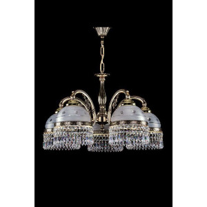 Кришталева люстра ARTGLASS CASSANDRA V CE brass ant Кришталева люстра ARTGLASS CASSANDRA V CE brass ant