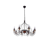 Люстра IDEAL LUX CORTE SP8 RUGGINE