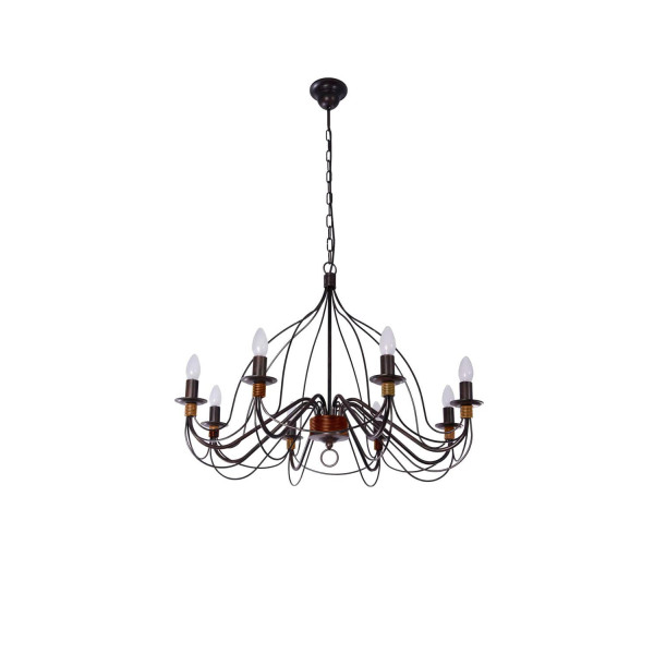 Люстра IDEAL LUX CORTE SP8 RUGGINE