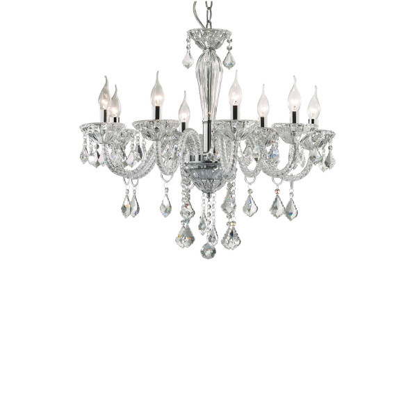 Хрустальная люстра IDEAL LUX TIEPOLO SP8
