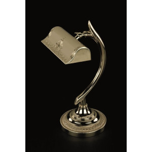 Настільна лампа ARTGLASS NOEMI I brass antic