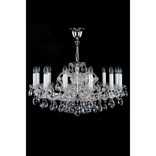 Кришталева люстра ARTGLASS MT-24 nikl (CE, (8006))
