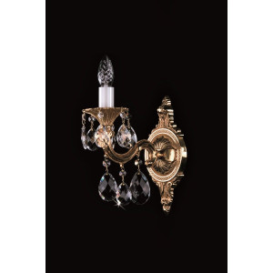 Кришталеве бра ARTGLASS SARKA I matt brass (CE)