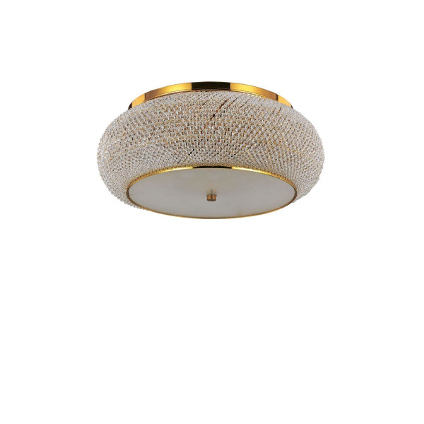 Хрустальная люстра IDEAL LUX PASHA' PL10 ORO