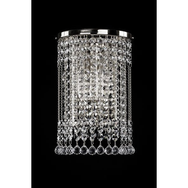 Хрустальное бра ARTGLASS GWEN STRAIGHT nikl (CE)