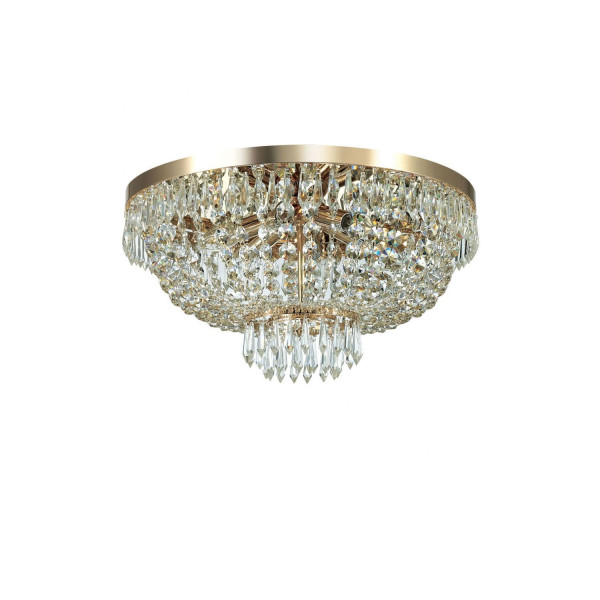 Хрустальная люстра IDEAL LUX CAESAR PL6 ORO