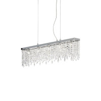 Хрустальная люстра IDEAL LUX GIADA SB5 TRASPARENTE